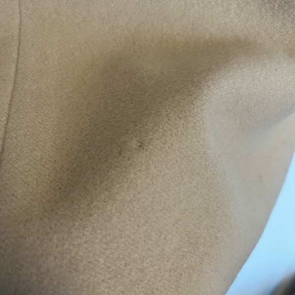 Vintage San Francisco Elegant Tan wool and cashemere Women's Skirt size 11 - Picture 5 of 7